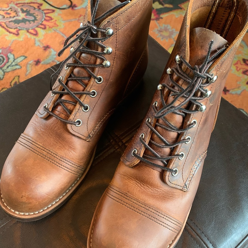 Red Wing Heritage Iron Ranger 8085 Copper rough and tough factory seconds 10D